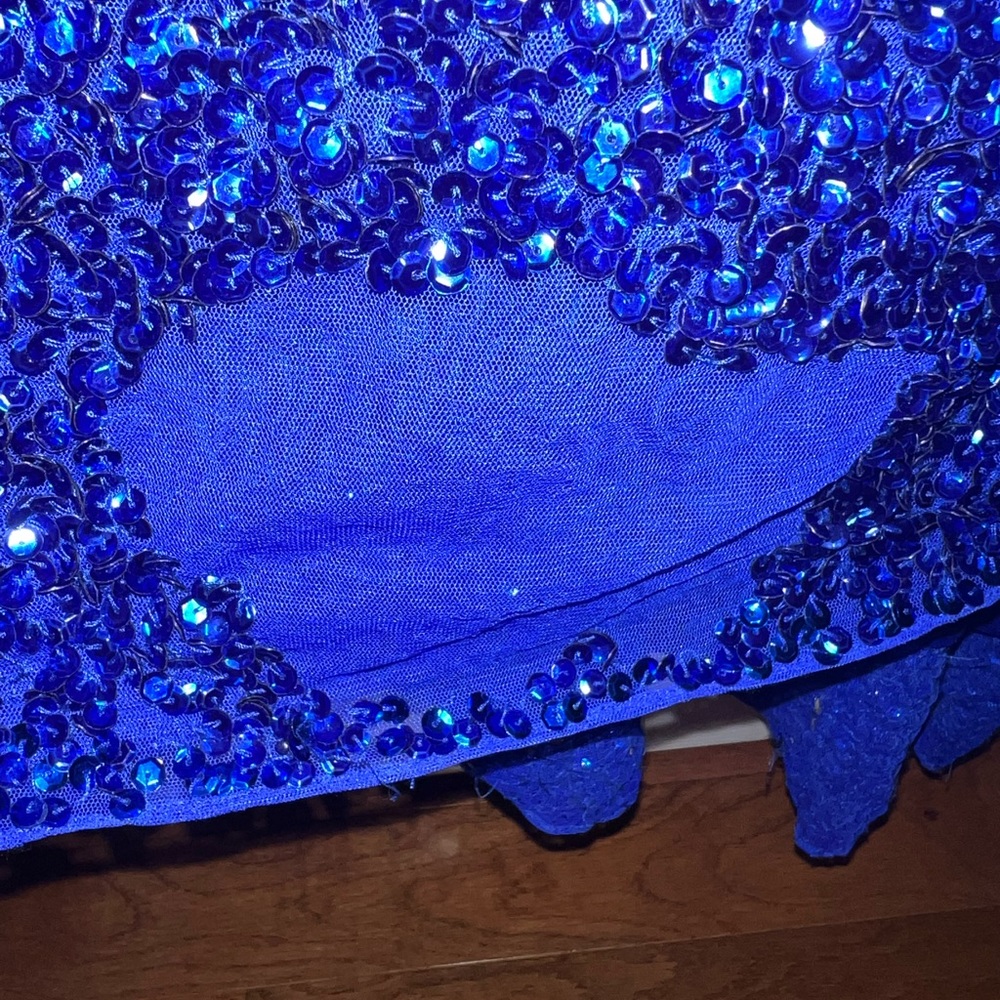 Sherri Hill style number 54330 prom/ formal dress size 6/ royal blue color - Picture 13 of 13